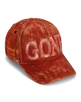 Freshiam HAT OS "GONE" PAINTED S.O.M HAT — RUBY RED