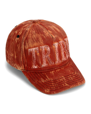 Freshiam HAT OS "TRIBE" PAINTED S.O.M HAT — RUBY RED