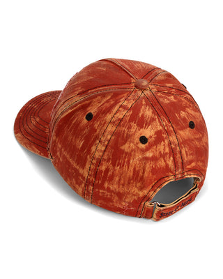 Freshiam HAT OS "GONE" PAINTED S.O.M HAT — RUBY RED