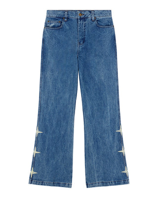 FRESHIAM PRODUCTS — Triple Star Flared Jeans - INDIGO